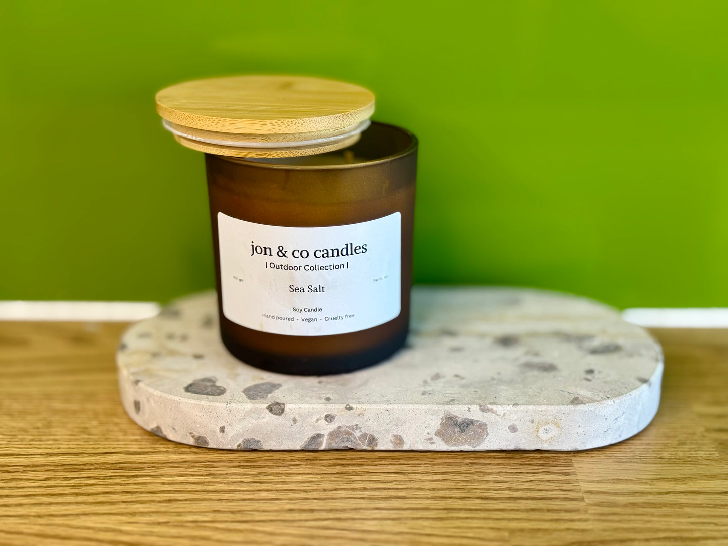 Sea Salt Outdoor Candle 400gm Soy Candle