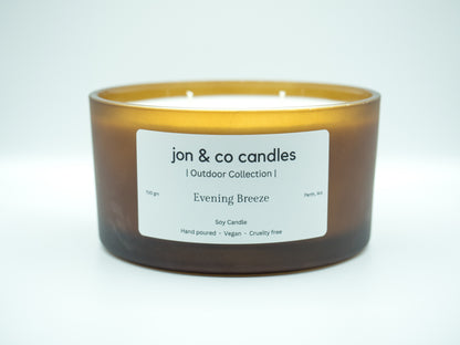 Evening Breeze Outdoor Candle 700gm Soy Candle
